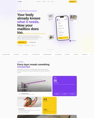 Subscription Box Services Professional Website Template
