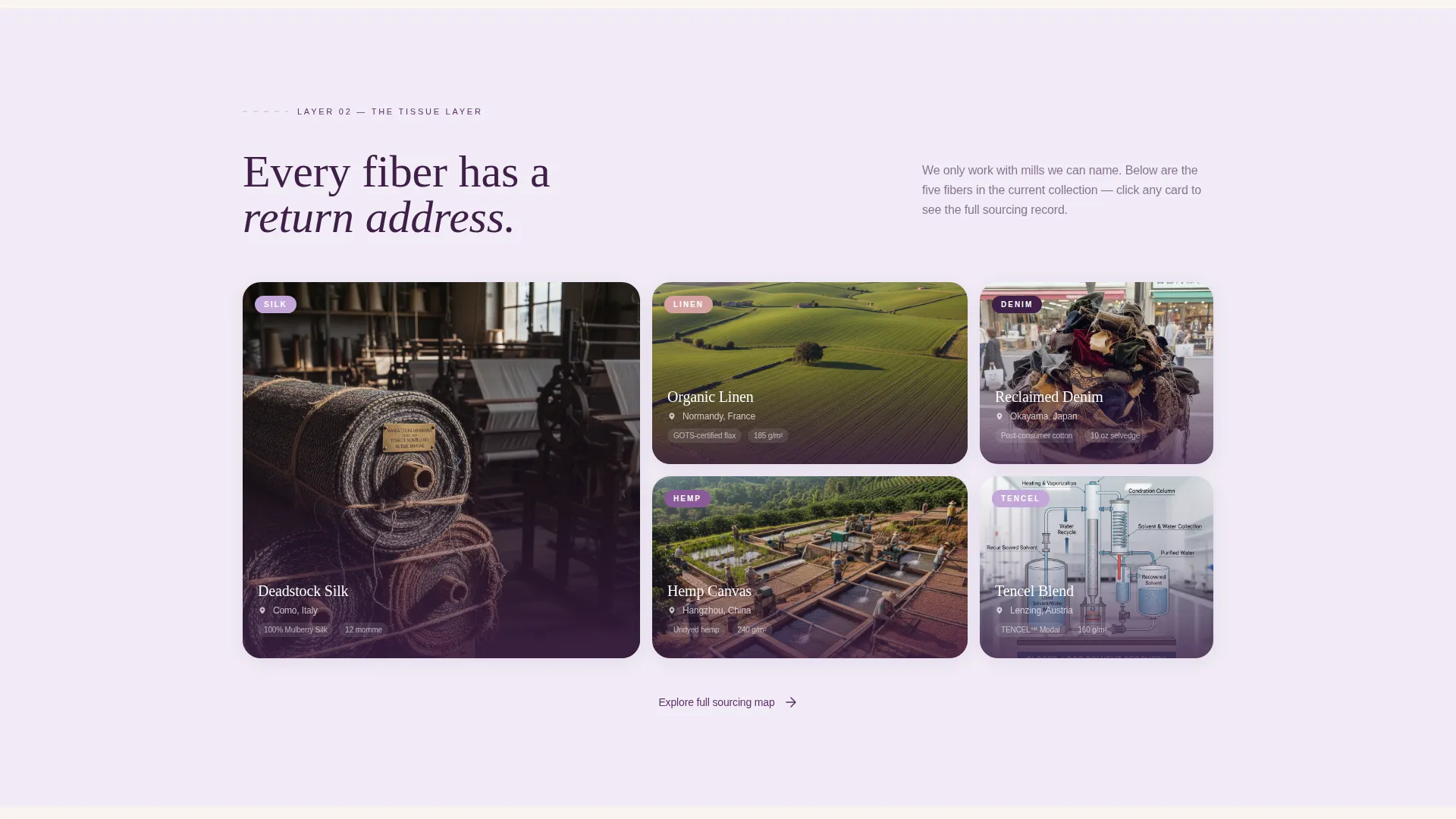Sustainable Fashion Landing Page Template