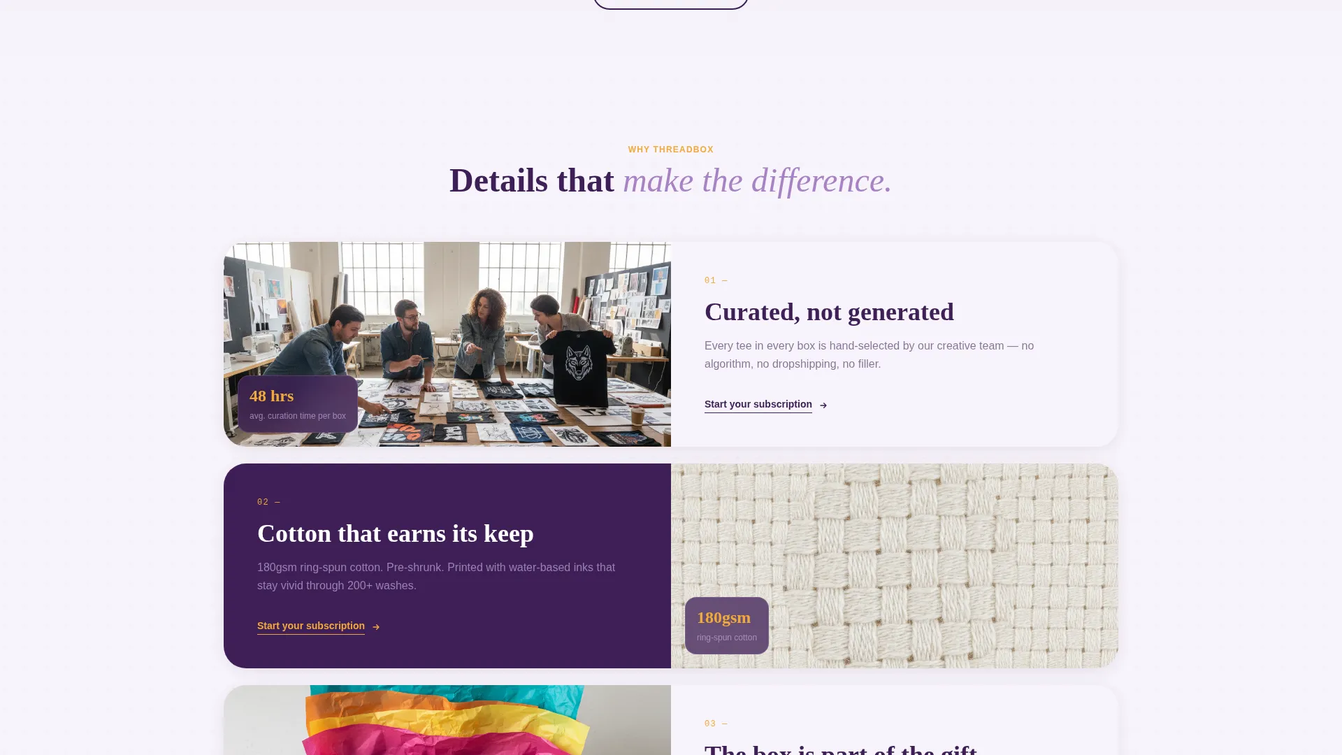 Subscription Box Services Pre-Launch & Coming Soon Website Template