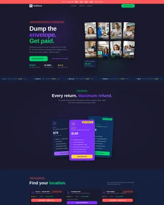 Highrefund - Tax Franchise Landing Page Template