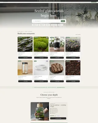 Hobby & Passion Supplies Professional Website Template