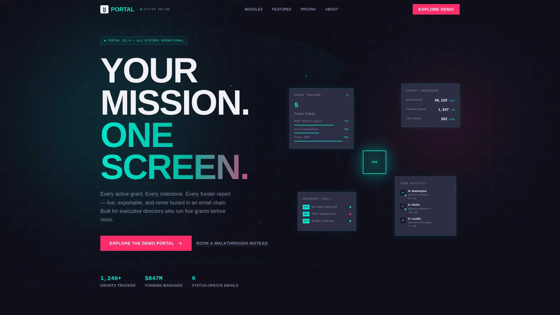 Nonprofit Digital Presence Reviews Website Template