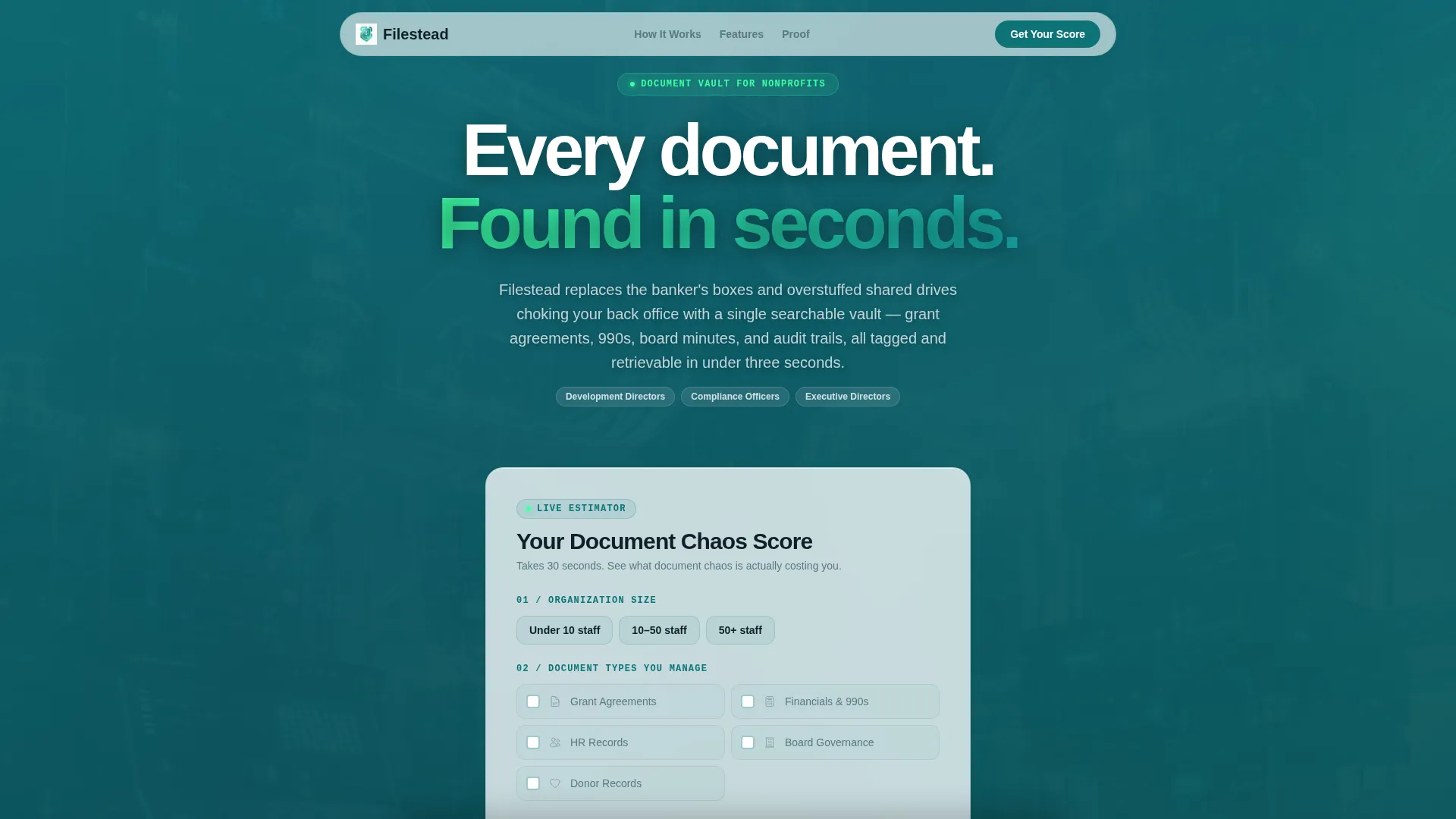 Nonprofit Software Advanced Cost Calculator Website Template