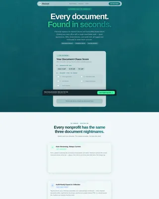 Nonprofit Software Advanced Cost Calculator Website Template