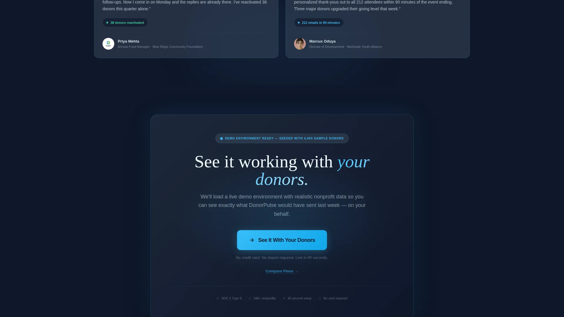 Nonprofit Email Marketing Professional Website Template