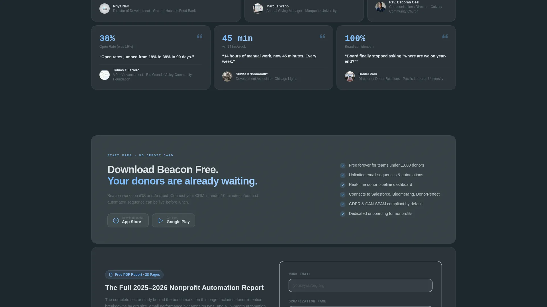 Nonprofit Software & SaaS Reviews Website Template