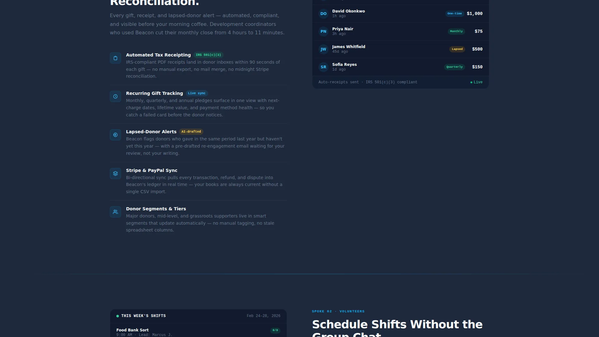 Nonprofit Organization Reviews Website Template