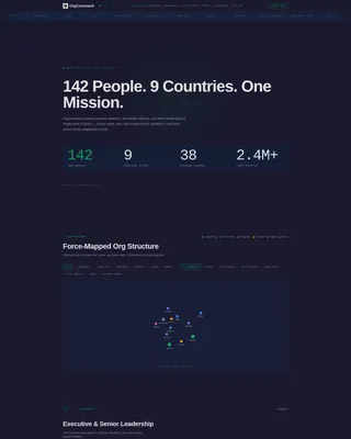 Nonprofit Team Landing Page Template