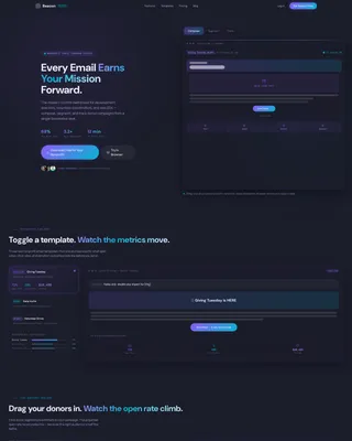 Nonprofit Email Marketing Directory Website Template