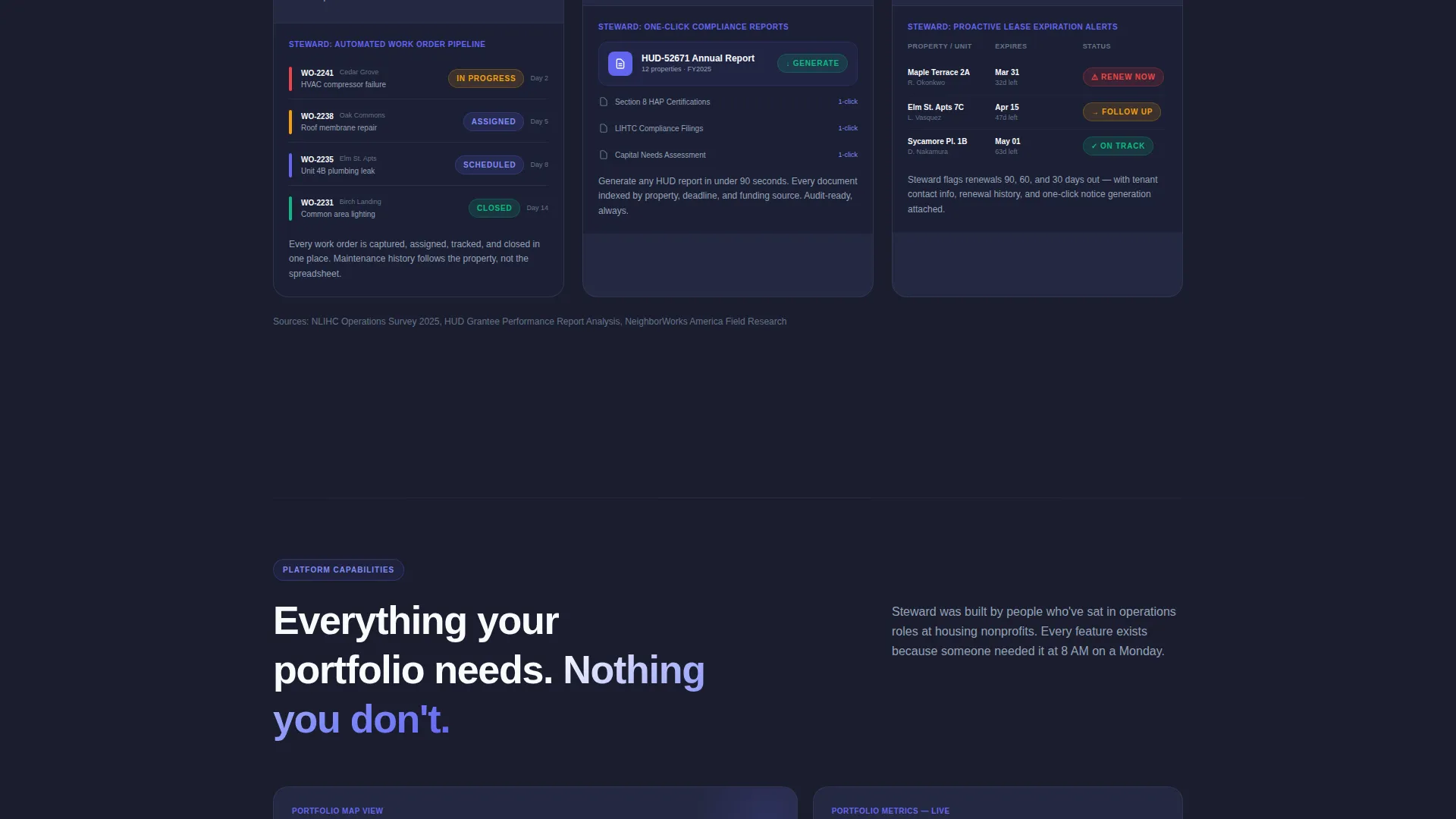 Trusted Nonprofit Operations Landing Page Template