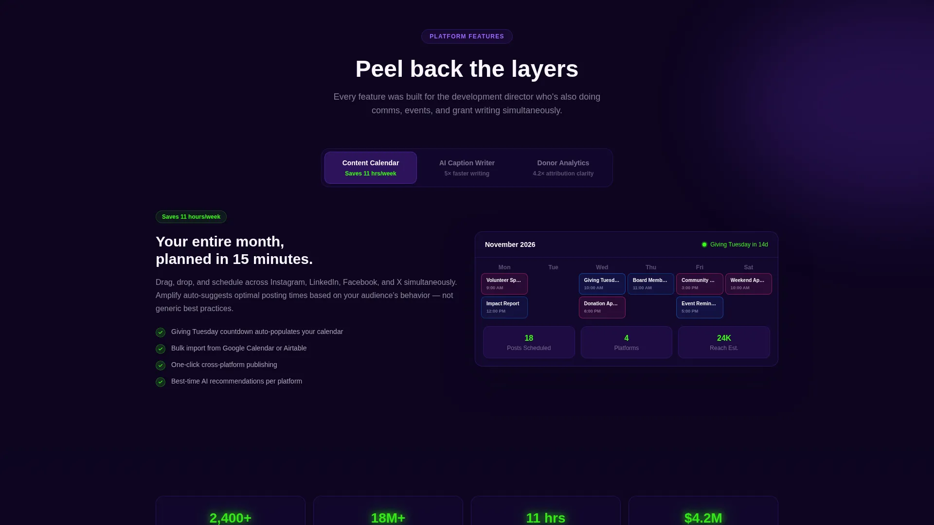 Nonprofit Software Specialist Professional Website Template