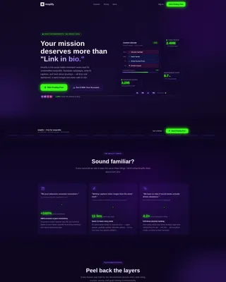 Nonprofit Software Specialist Professional Website Template