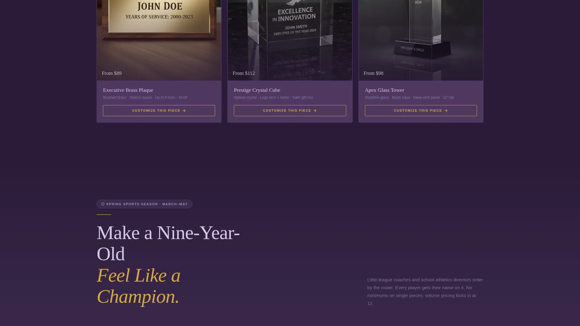 Local Brick & Mortar Business Professional Website Template