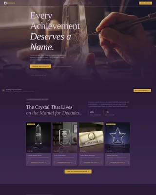 Local Brick & Mortar Business Professional Website Template