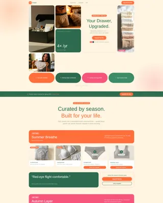 Expert Subscription Box Services Pricing & Packages Website Template