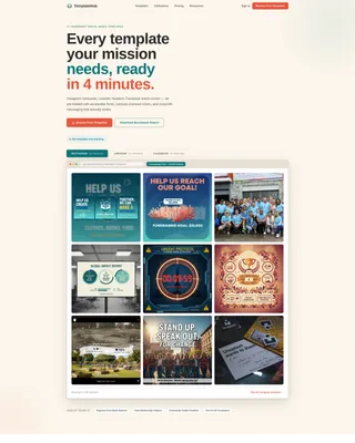 Nonprofit Digital Presence Directory Website Template