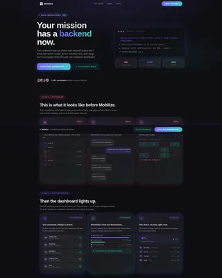Nonprofit Software Professional Website Template