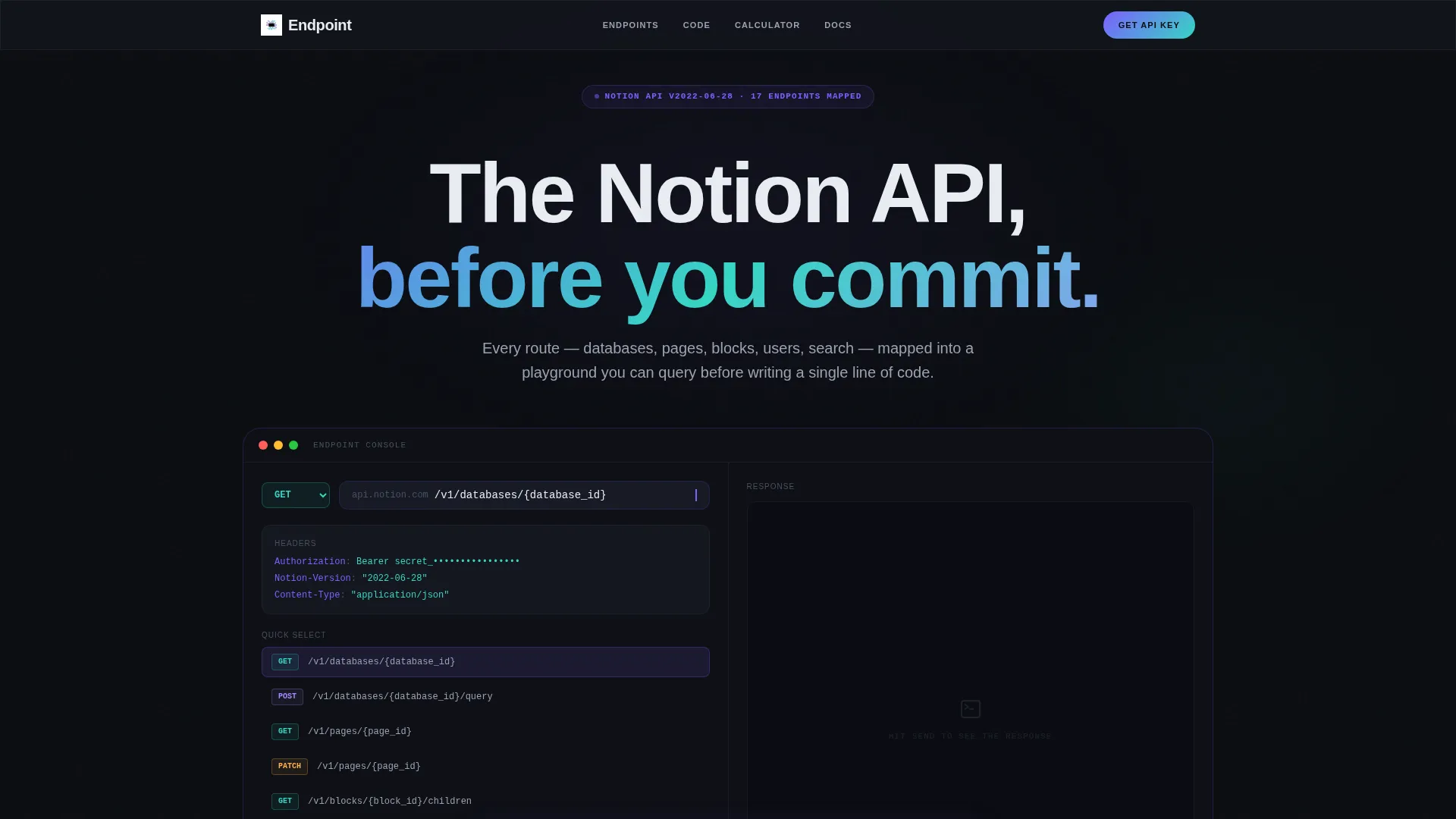 Interactive API | Free Website Template | Rocket