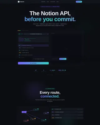 Interactive API | Free Website Template | Rocket