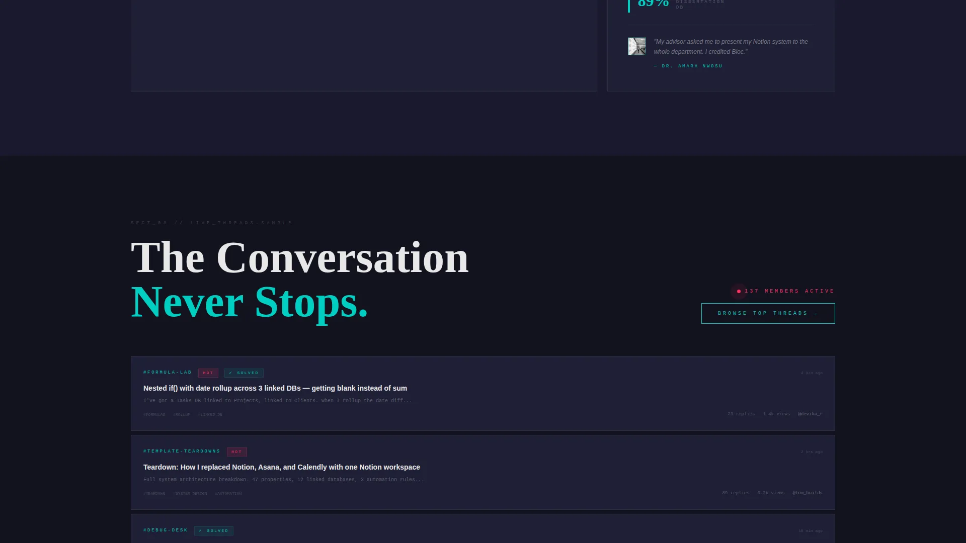 Powerful Notion | Free Website Template | Rocket