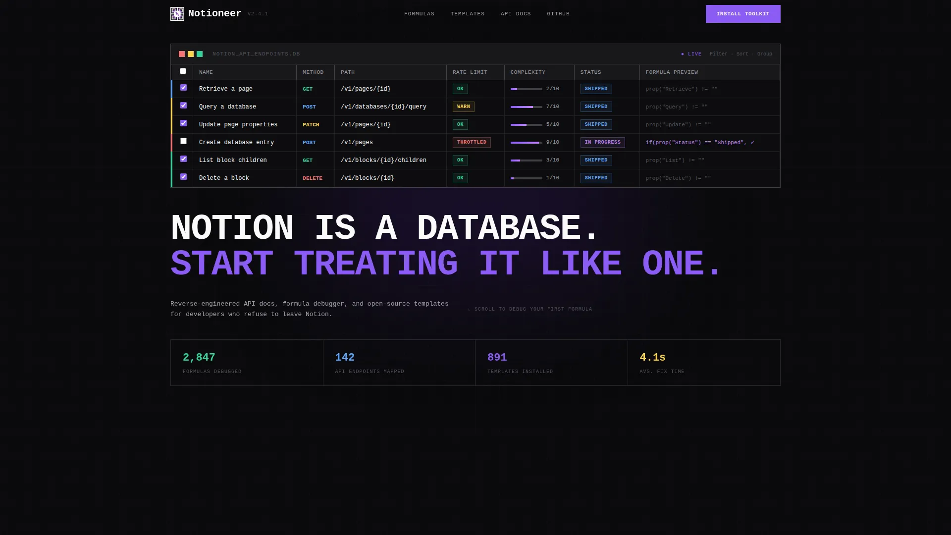 Powerful Developer | Free Website Template | Rocket