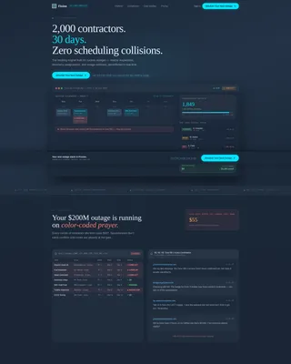 Nuclear Vertical SaaS Professional Website Template