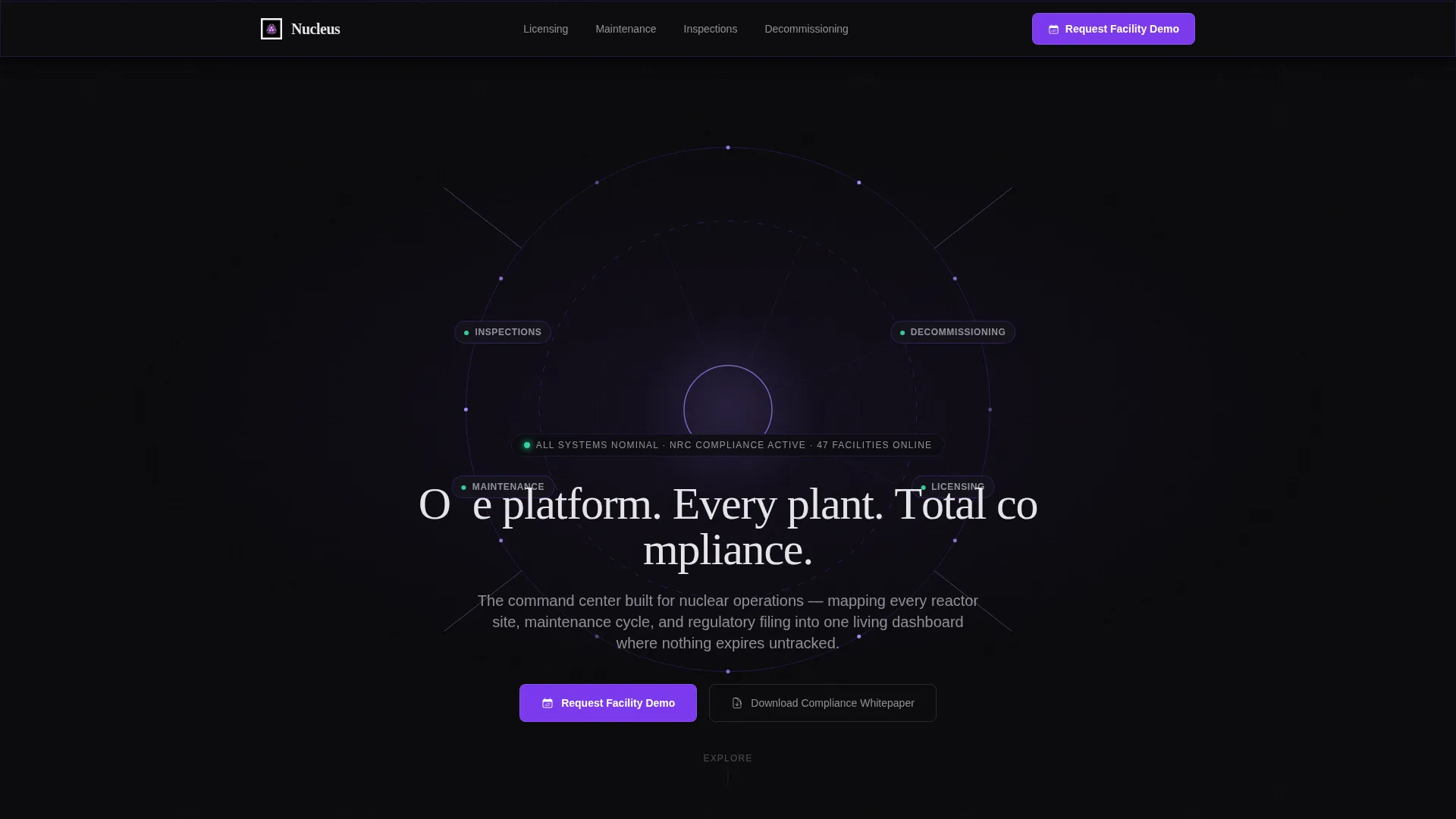 Nuclear Vertical SaaS Advanced Professional Website Template