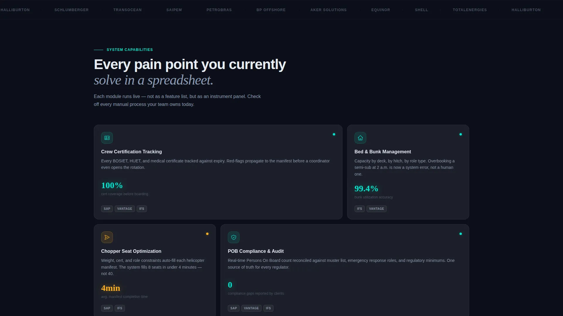 Offshore Vertical SaaS Professional Website Template