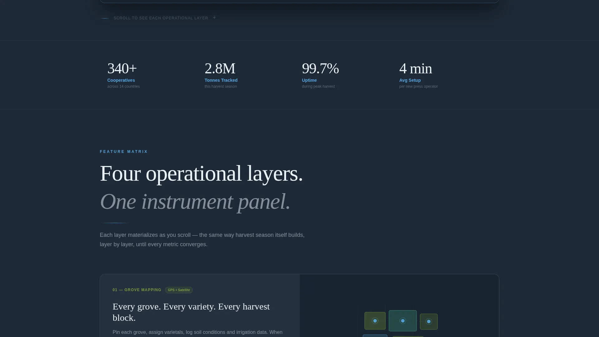 Olive Oil Vertical SaaS Professional Website Template