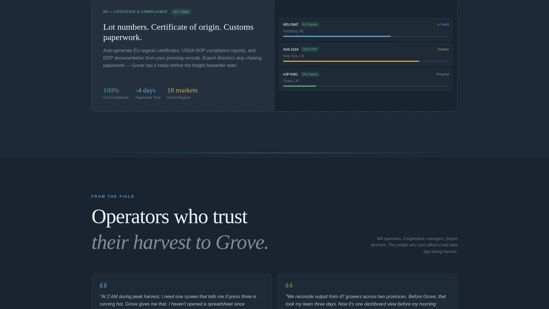 Olive Oil Vertical SaaS Professional Website Template