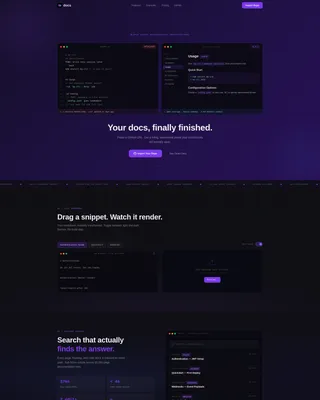Product Documentation Professional Website Template