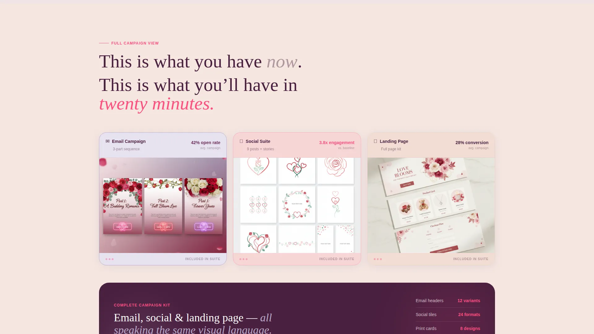 Valentine's Day Campaign Template Collection