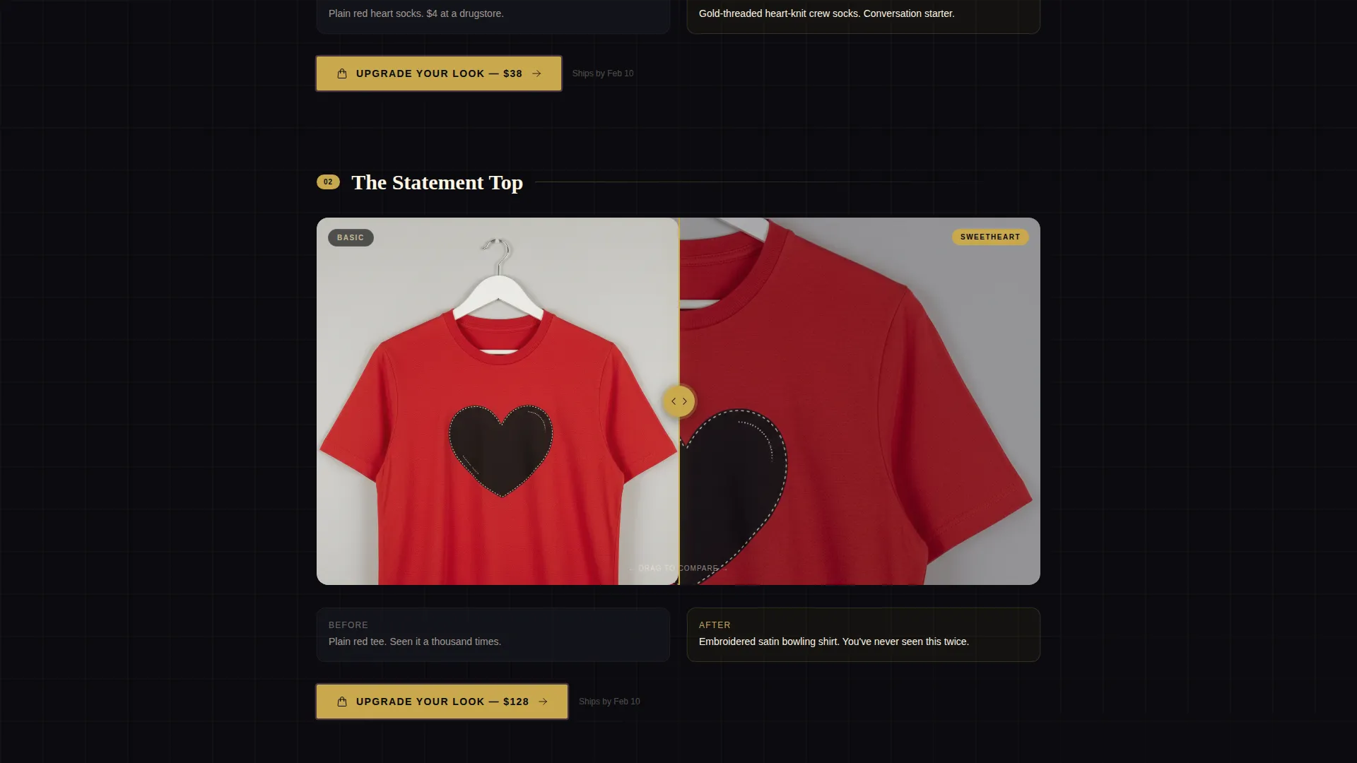 Valentine's Day Landing Page Template