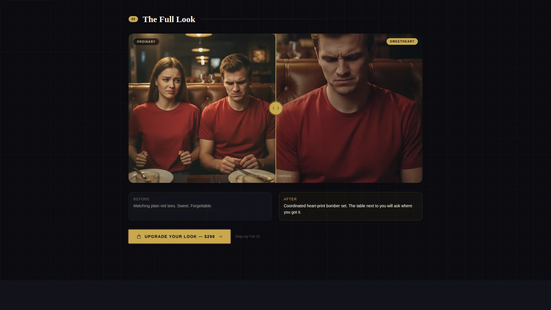 Valentine's Day Landing Page Template