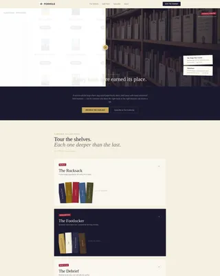 Veteran-Owned Bookstore Landing Page Template