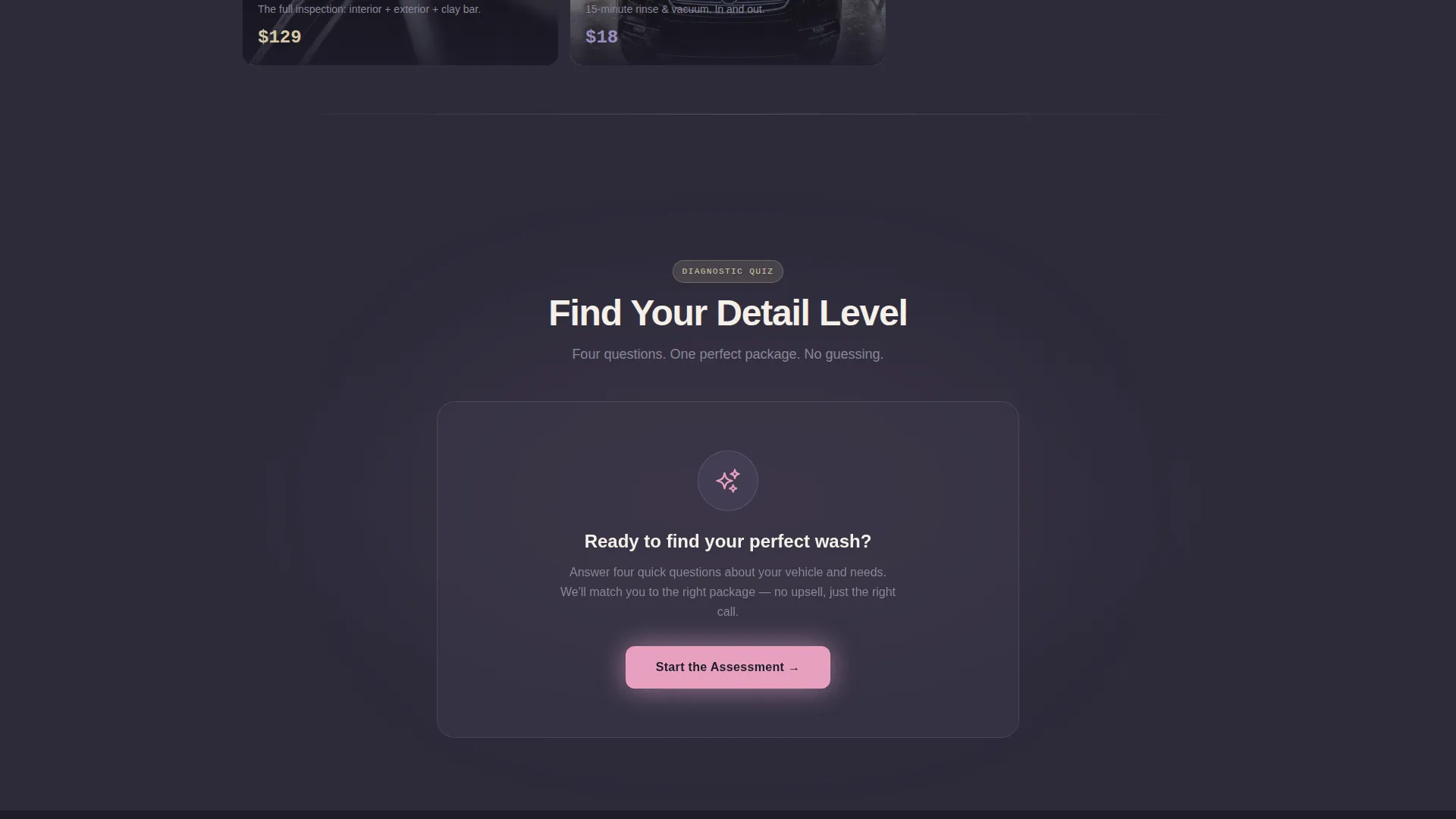 Veteran Car Wash Landing Page Template