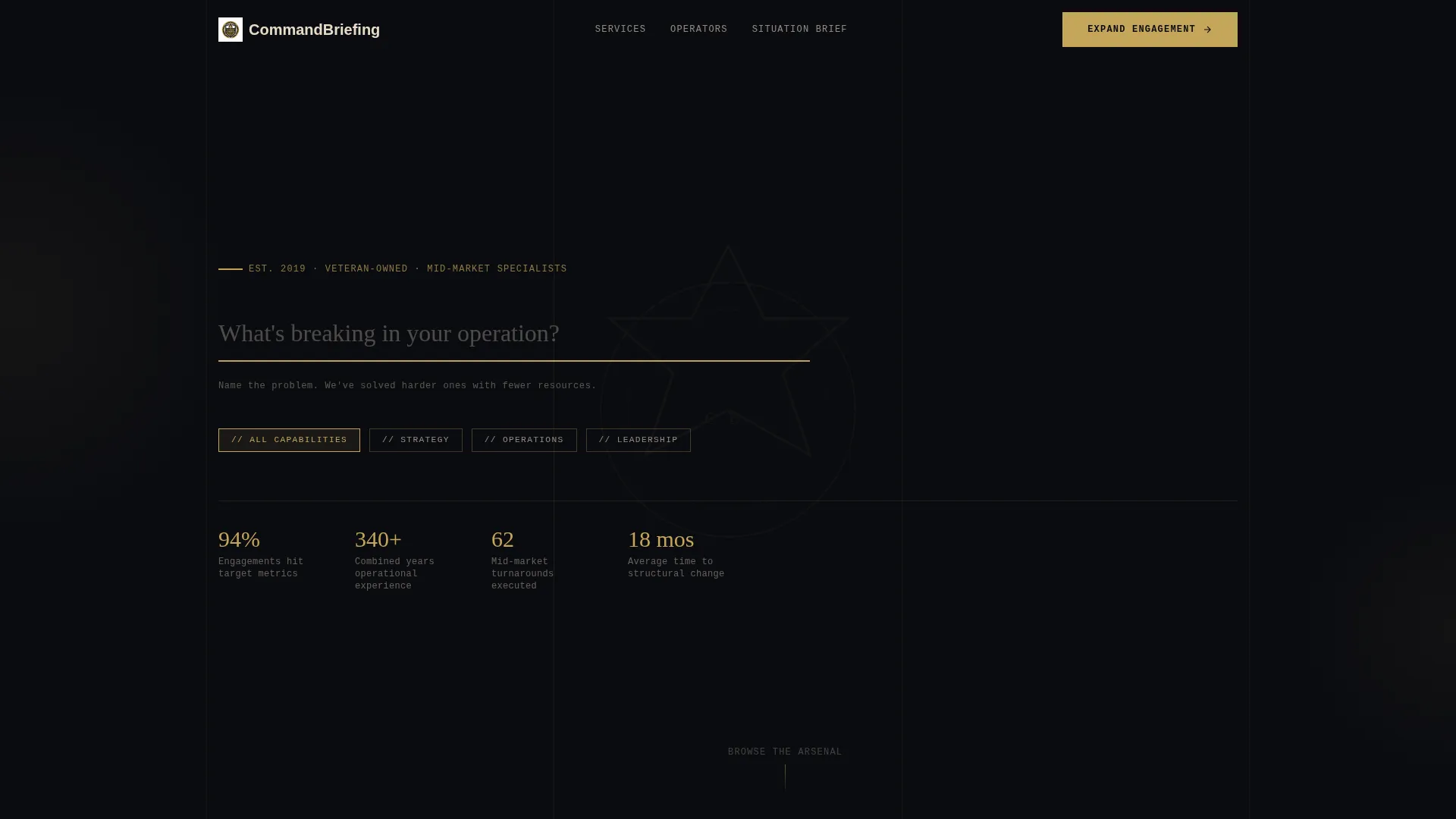 Elite Consulting Landing Page Template