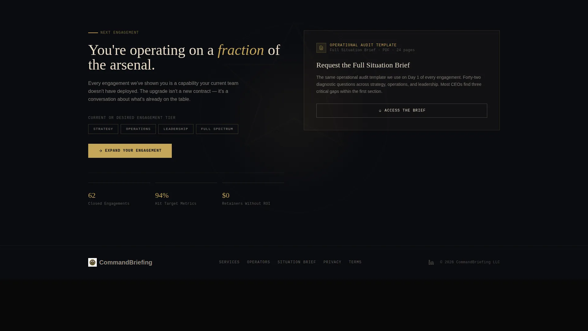 Elite Consulting Landing Page Template