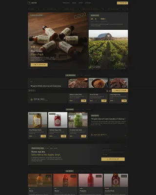 Veteran-Owned Farm & Food Landing Page Template
