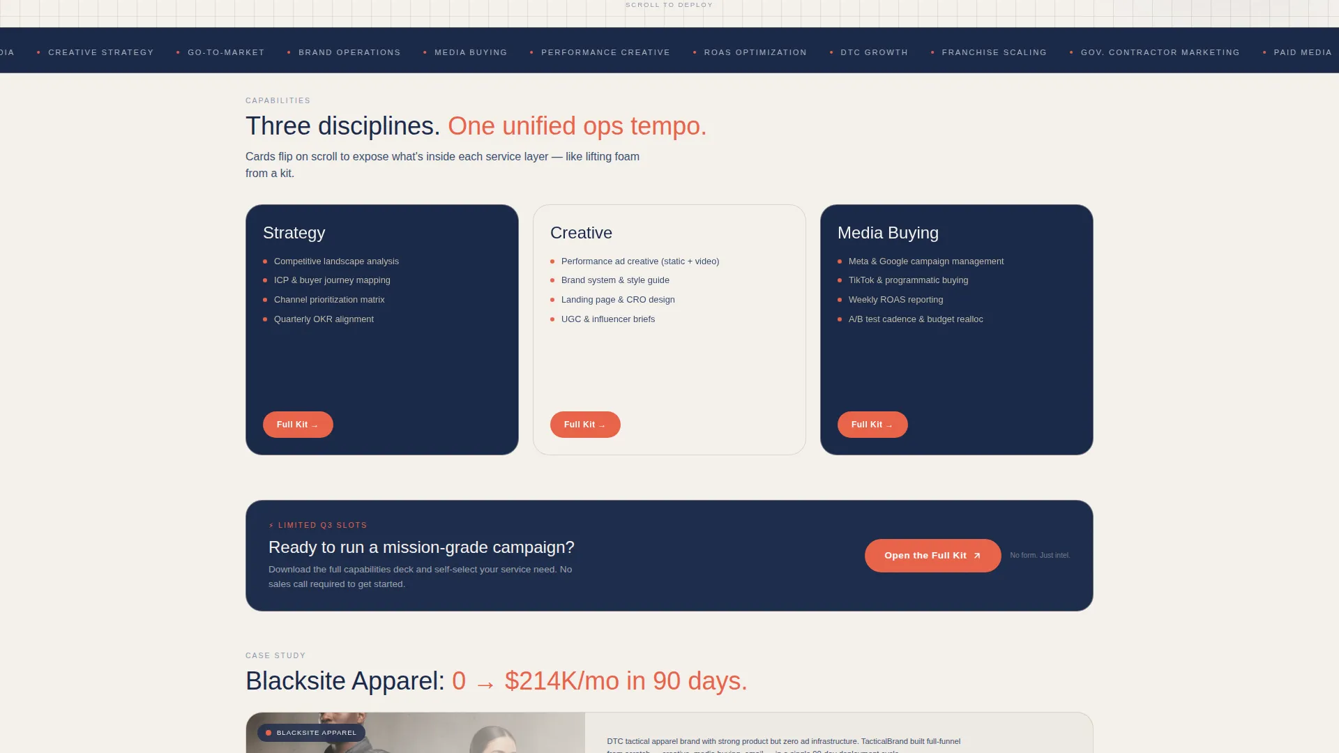 Missiongrade Marketing Landing Page Template