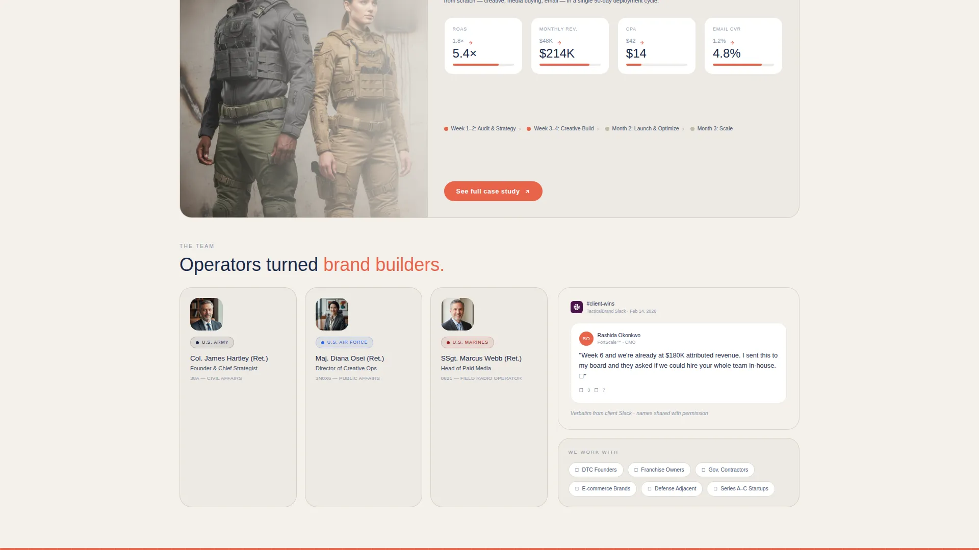 Missiongrade Marketing Landing Page Template