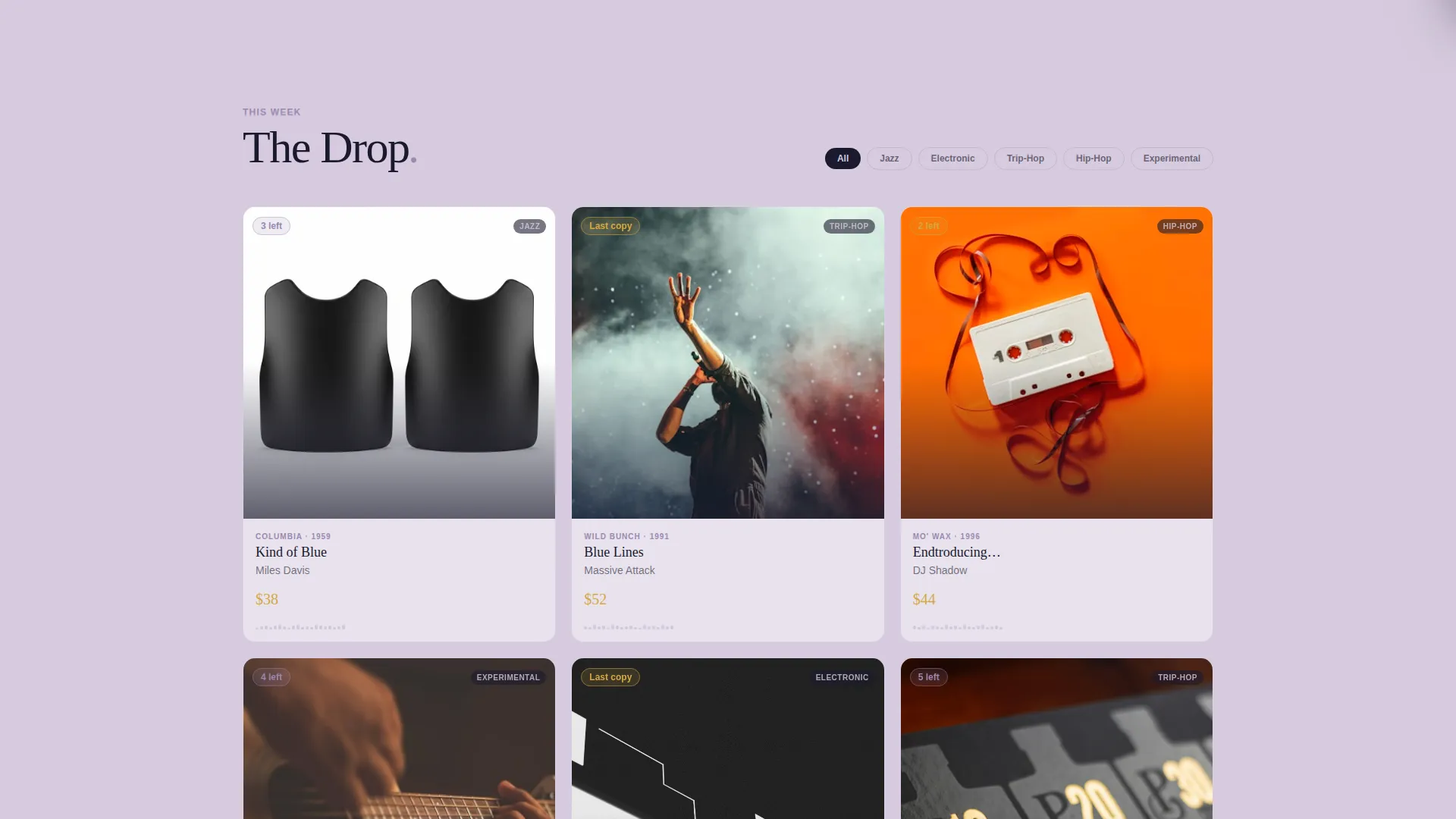 Vinyl Records & Turntable Accessories Landing Page