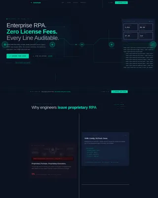 Open-Source Enterprise Software Complete Professional Website Template