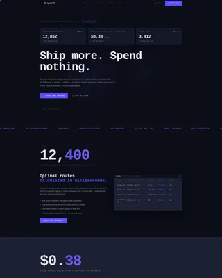 Intelligent Transportation Management Landing Page Template