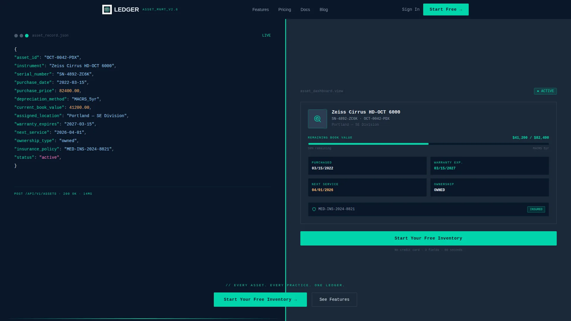Optometry Software Professional Website Template