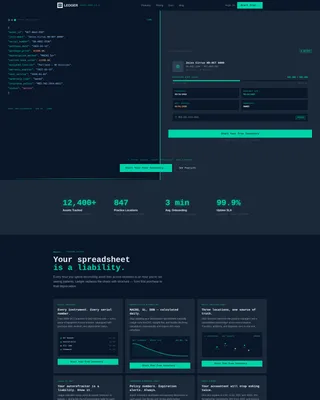 Optometry Software Professional Website Template