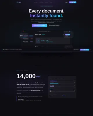 Optometry Software Reviews & Social Proof Website Template