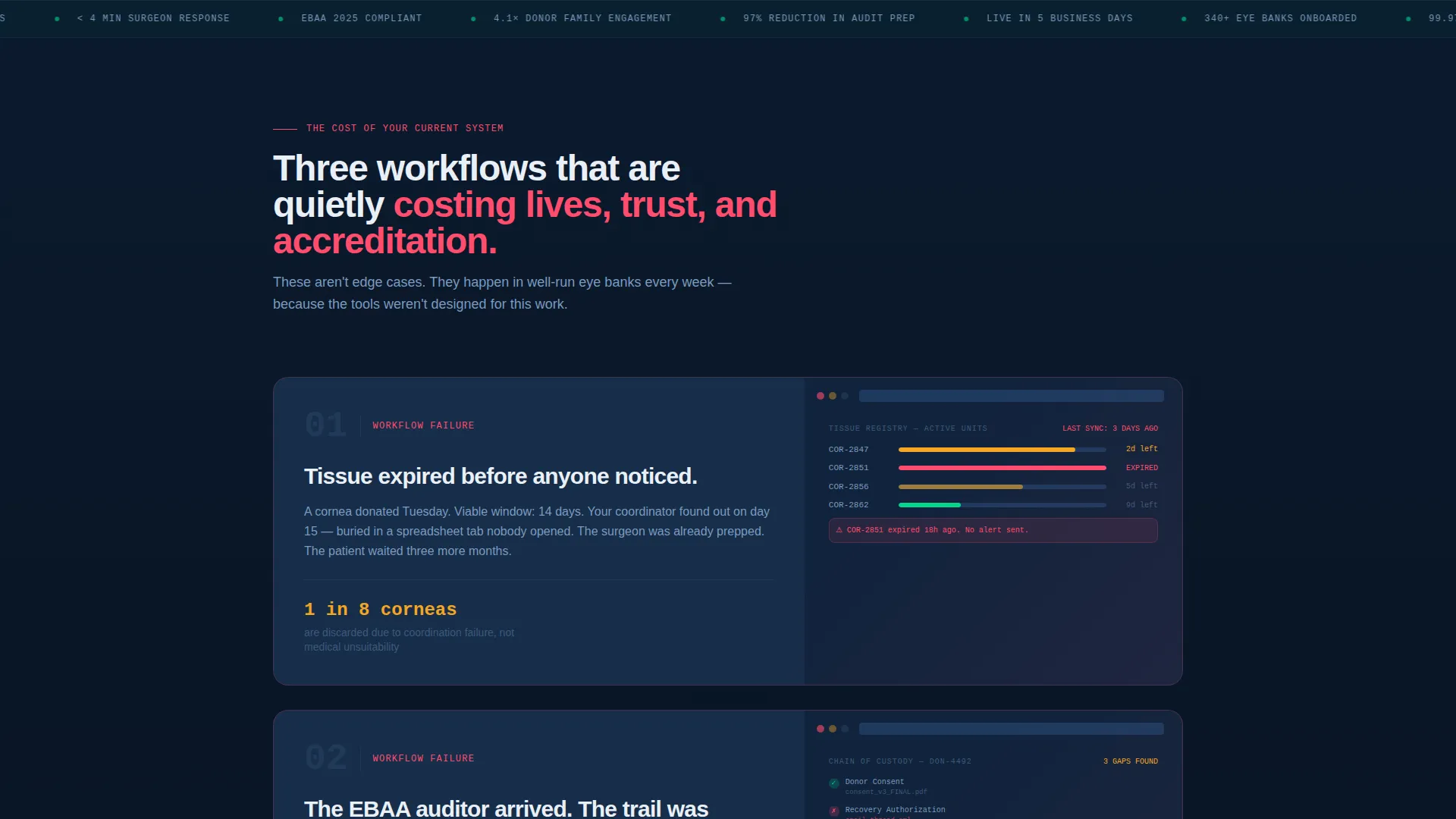 Optometry Software Comparison Website Template