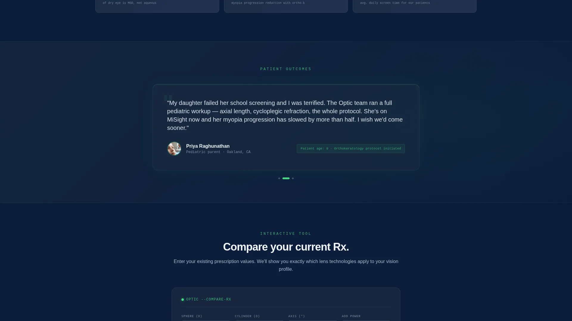 Trusted Eyeglass Fitting Landing Page Template