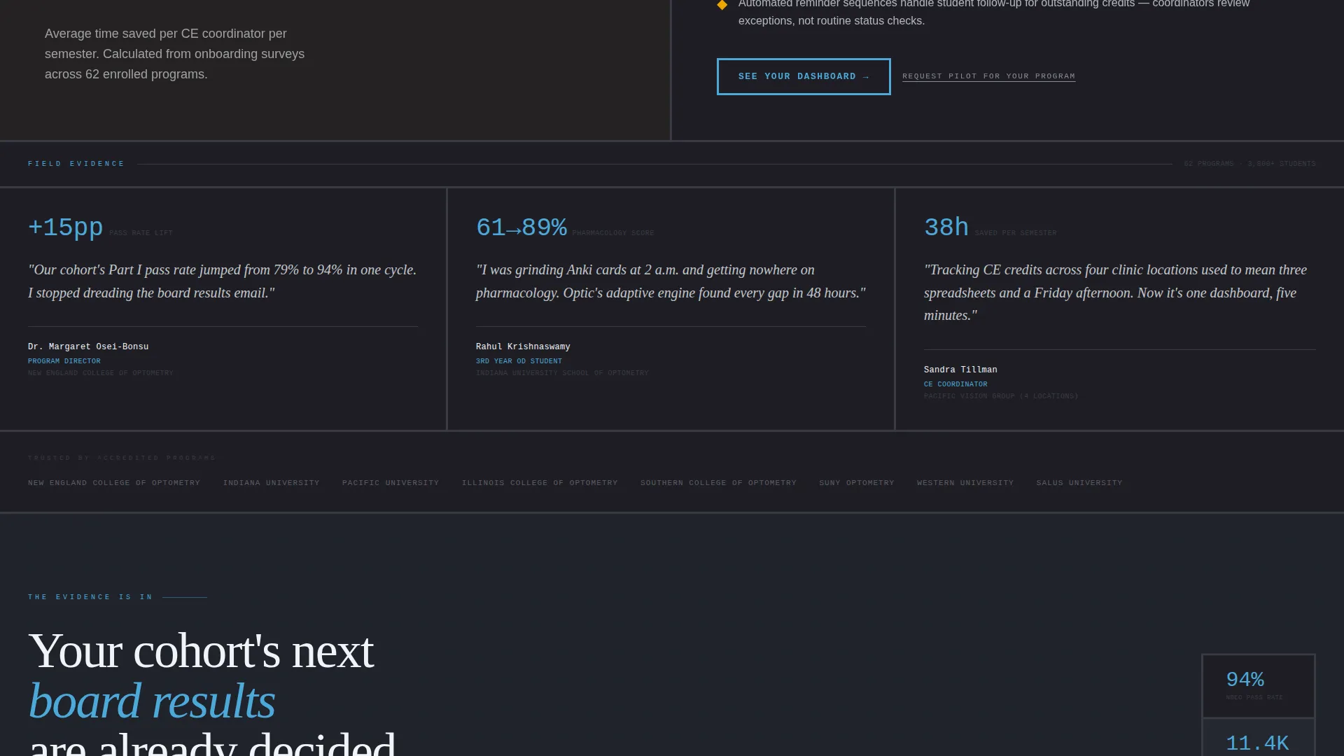 Expert Optometry Software Professional Website Template